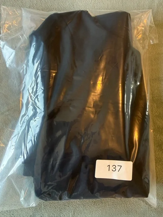 Banana Republic Black Three-Quarter Sleeve Fit-and-Flare Dress - Picture 7 of 7